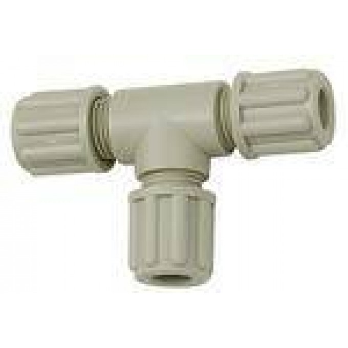 RIEGLER 110888 T-образный фитинг для шланга, для шланга 4/6 мм, PP 140.21-PP 420760