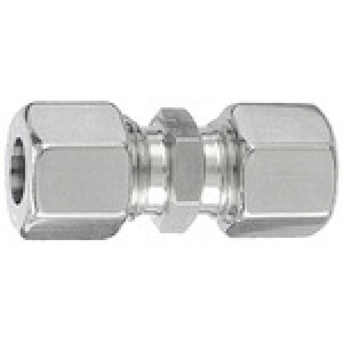 RIEGLER 112392 Прямой фитинг, внешний диаметр трубы O 4 мм, нержавеющая сталь 1.4571 ES 50 420773