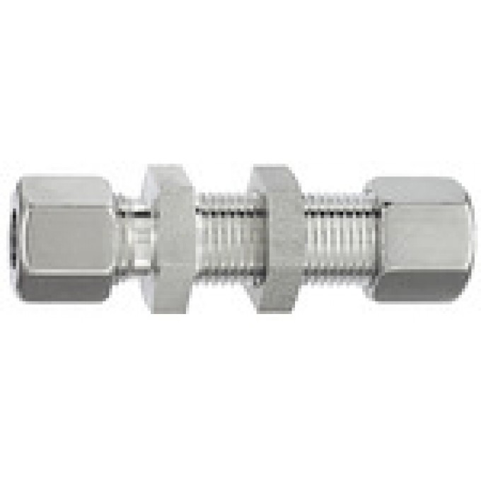 RIEGLER 112444 Прямой штуцер перегородки, внешний диаметр трубы O 8 мм ES 171 420775