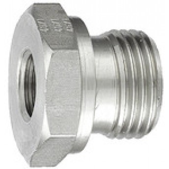 RIEGLER 112494 Короткий переходник, G 3/8 вн., G 1/8 внутр., нержавеющая сталь 1.4571 ES 310 420776