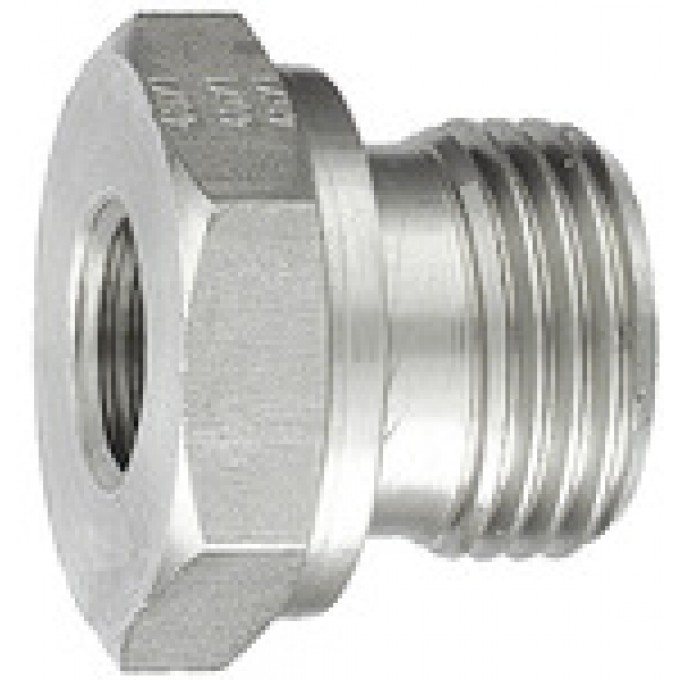 RIEGLER 112494 Короткий переходник, G 3/8 вн., G 1/8 внутр., нержавеющая сталь 1.4571 ES 310 420776