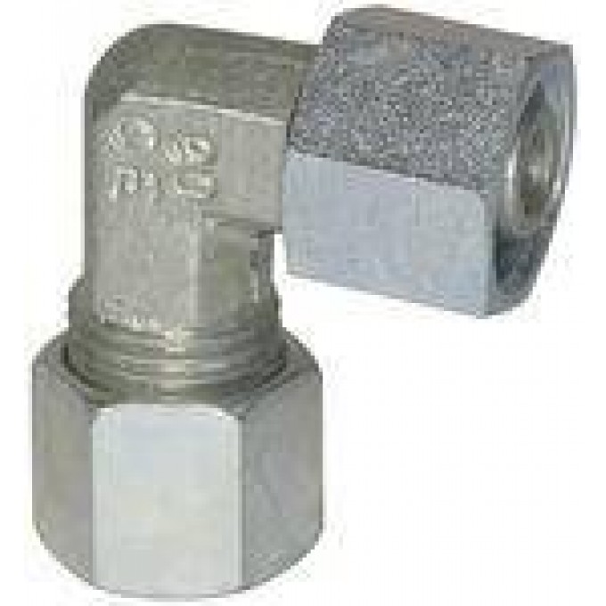 RIEGLER 112068 Регулируемый угловой фитинг, внешний диаметр трубы O 6 мм, оцинкованная сталь V 511 420804