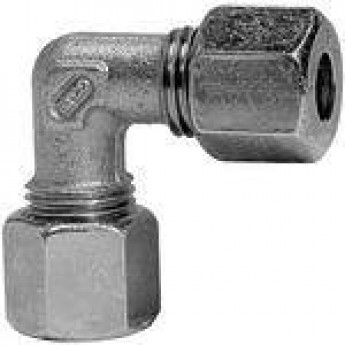 RIEGLER 112158 Угловой фитинг, внешний диаметр трубы O 6 мм, оцинкованная сталь 112158 420811
