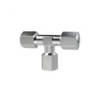 RIEGLER 112194 Т-образный фитинг, внешний диаметр трубы O 4 мм, оцинкованная сталь 112194 420819