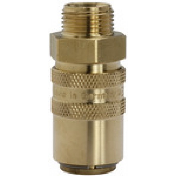 RIEGLER 107966 Закаленное соединение DN 9, внешняя резьба, латунь, M16x1.5, прямое 280.31 420936