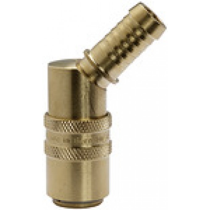 RIEGLER 107954 Закаленное соединение DN 9, краны 13 мм, блокирующий клапан, рукав 45° 280.02 420937